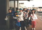 At the airport
